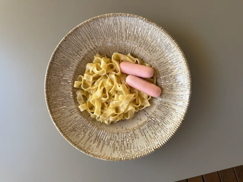 Gyerekeknek szóló penne tészta kolbásszal