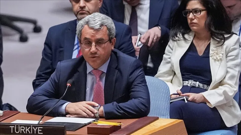 Постоянният представител на Турция в ООН Йълдъз призова Израел да се оттегли от окупираните територии в Сирия