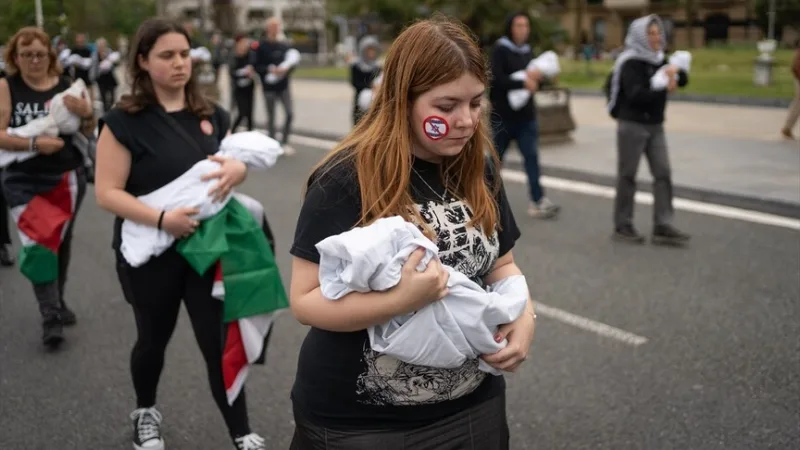 В Европе прошли митинги в поддержку Палестины