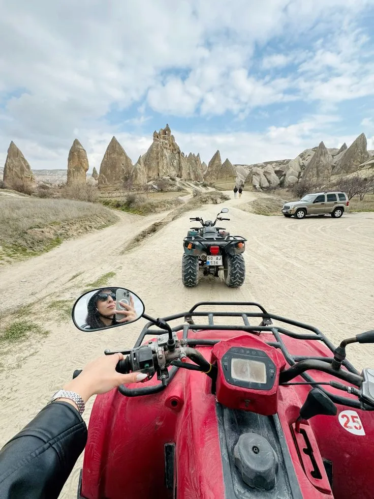 Passeio de moto-quatro