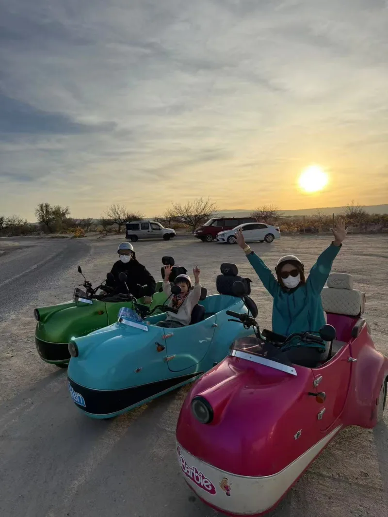 Passeio em ciclomotores vintage